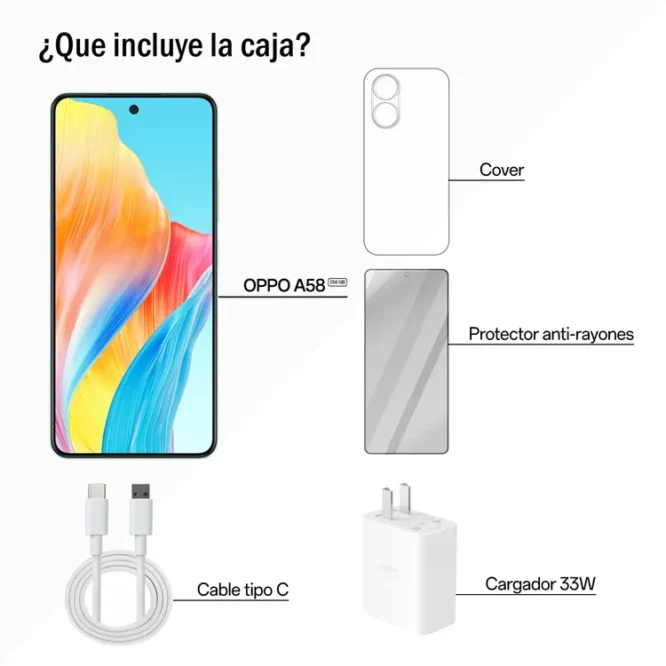 OPPO A58 8RAM 256GB - Imagen 2