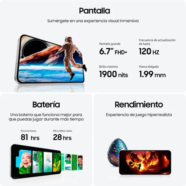 SAMSUNG S24 FE 8RAM 128GB - Imagen 3