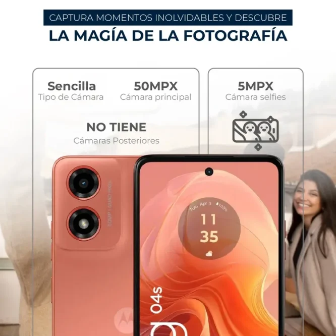 MOTOROLA G04S 4RAM 128GB - Imagen 3