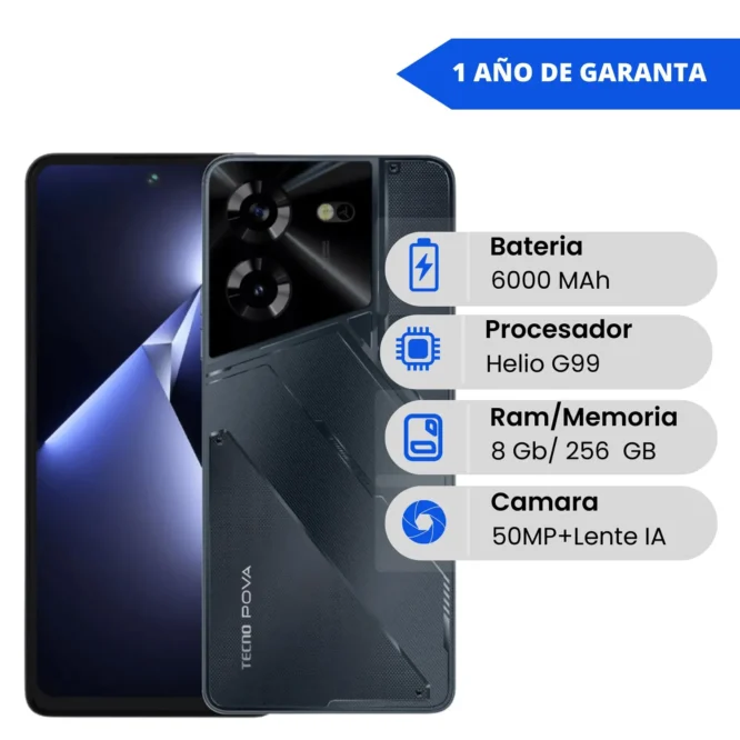 TECNO POVA 5 256GB 8RAM - Imagen 2