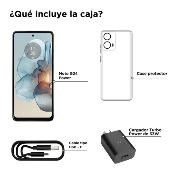 MOTOROLA G24 POWER 4RAM 256GB - Imagen 2