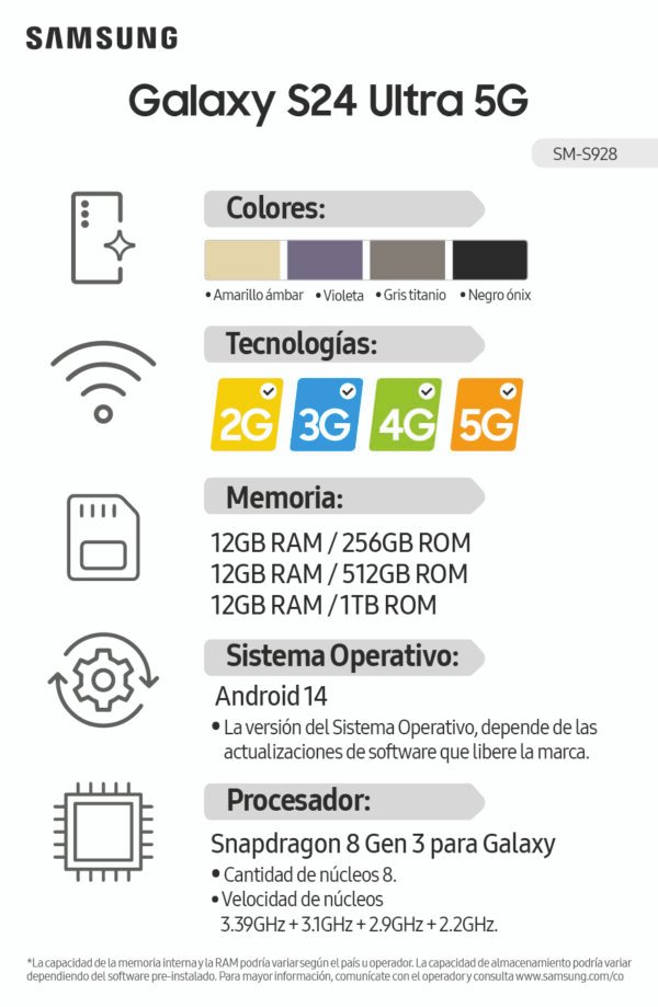 SAMSUNG S24 ULTRA 12RAM 512GB - Imagen 2